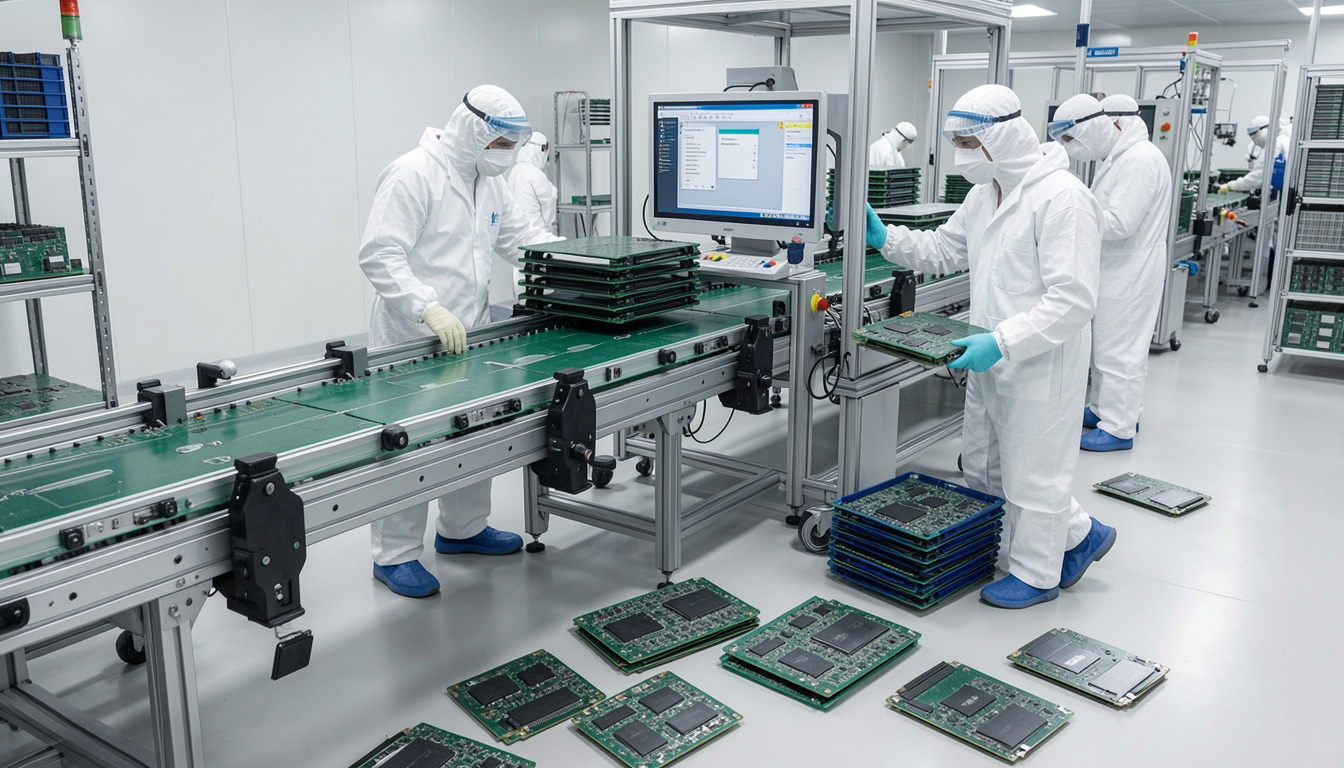 Rionyx Industries PCB Assembly Facility Ahmedabad Gujarat